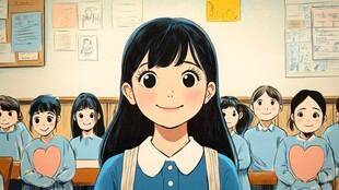 樱花落动漫海报